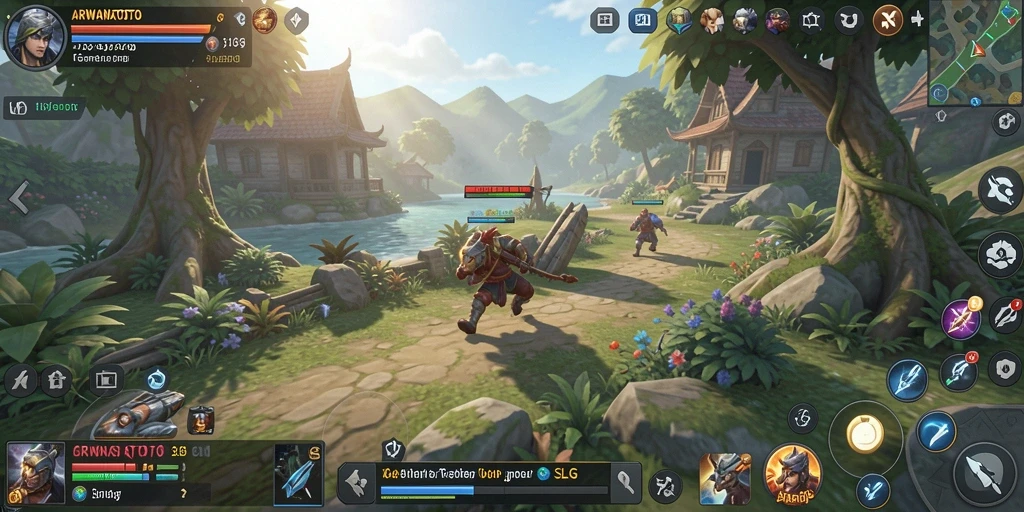 Tampilan menawan dari gameplay ARWANATOTO yang penuh strategi.