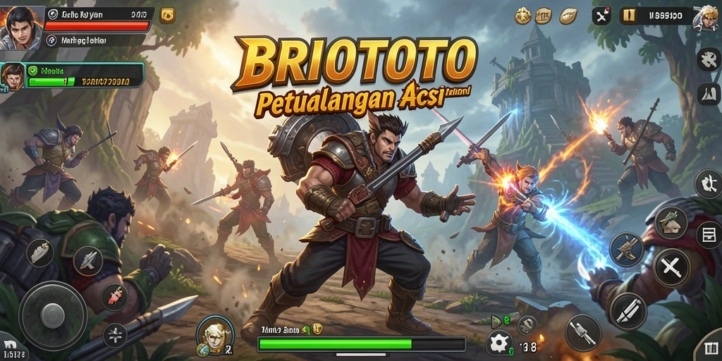 Screenshot gameplay BRIOTOTO dengan aksi seru dan mendebarkan.