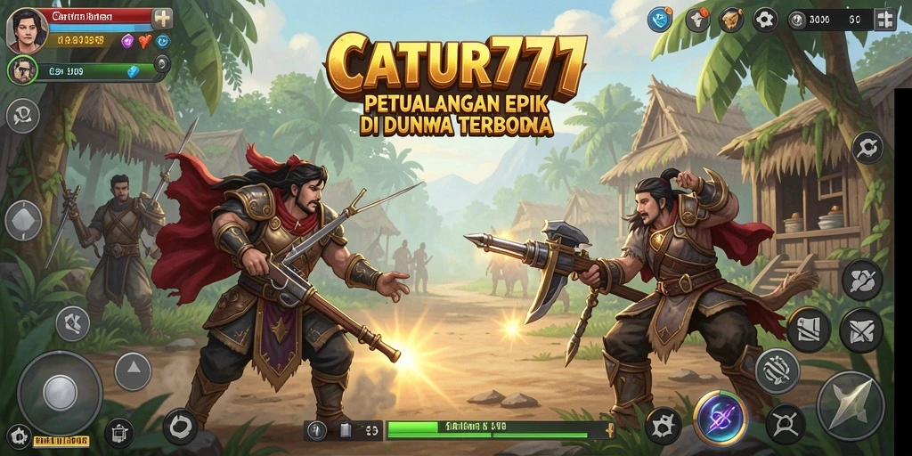 Gameplay seru di dunia terbuka dalam CATUR777.