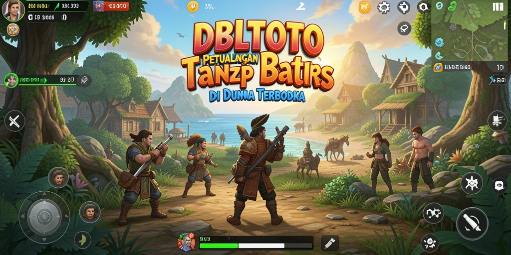 Tampilan gameplay Open World yang menakjubkan di DBLTOTO.