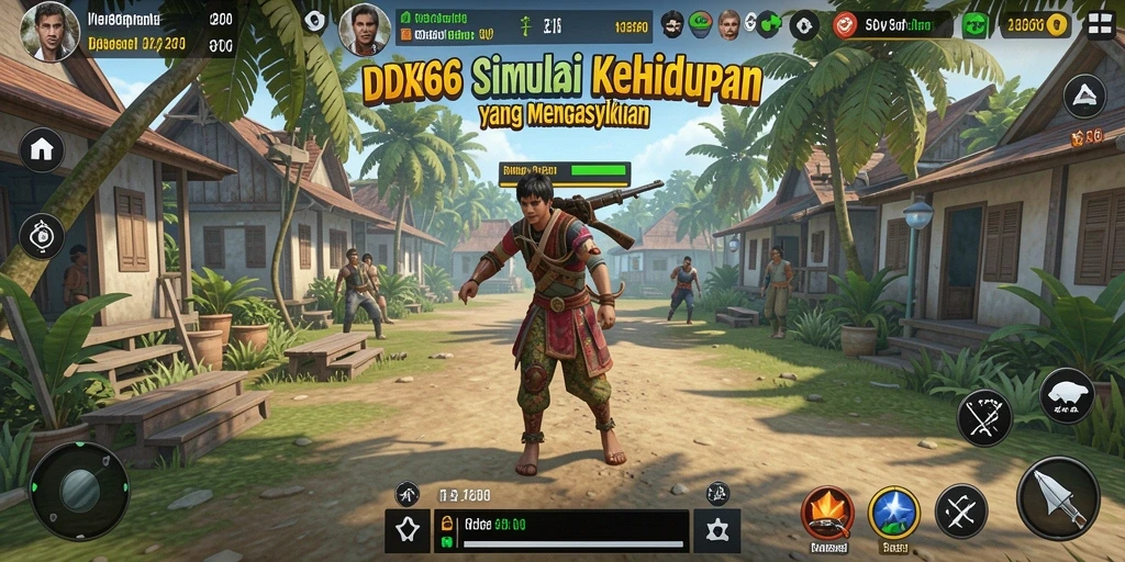 Screenshot gameplay IDX66 menampilkan pengalaman simulasi yang interaktif dan mendalam.