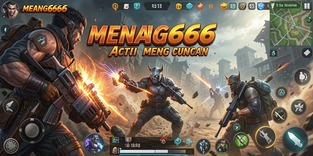 Gambar menunjukkan aksi seru dalam gameplay MENANG666.