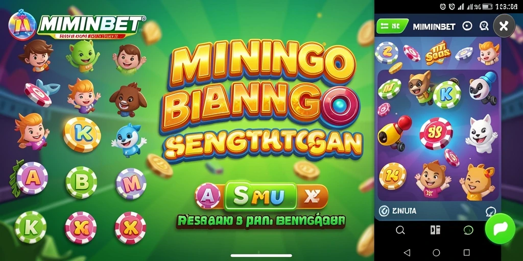 Screenshot gameplay MIMINBET menunjukkan keseruan bermain Bingo.
