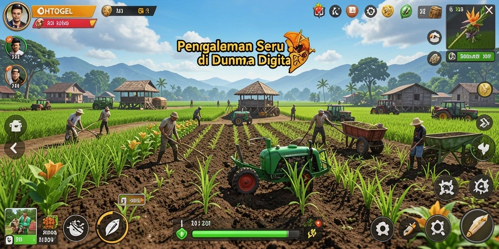 Tampilan gameplay OHTOGEL yang menarik dan penuh warna.