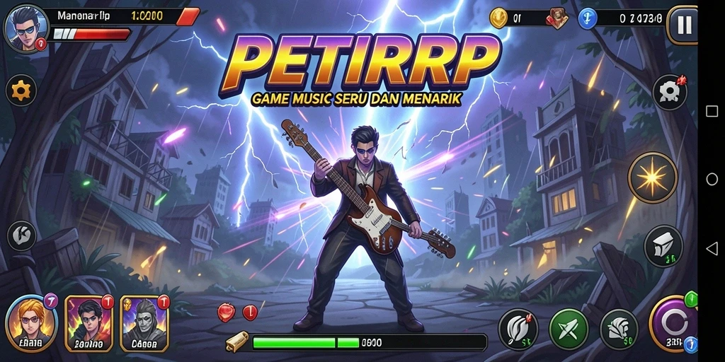Tampilan screenshot yang menunjukkan gameplay seru dan interaktif di PETIRRP.