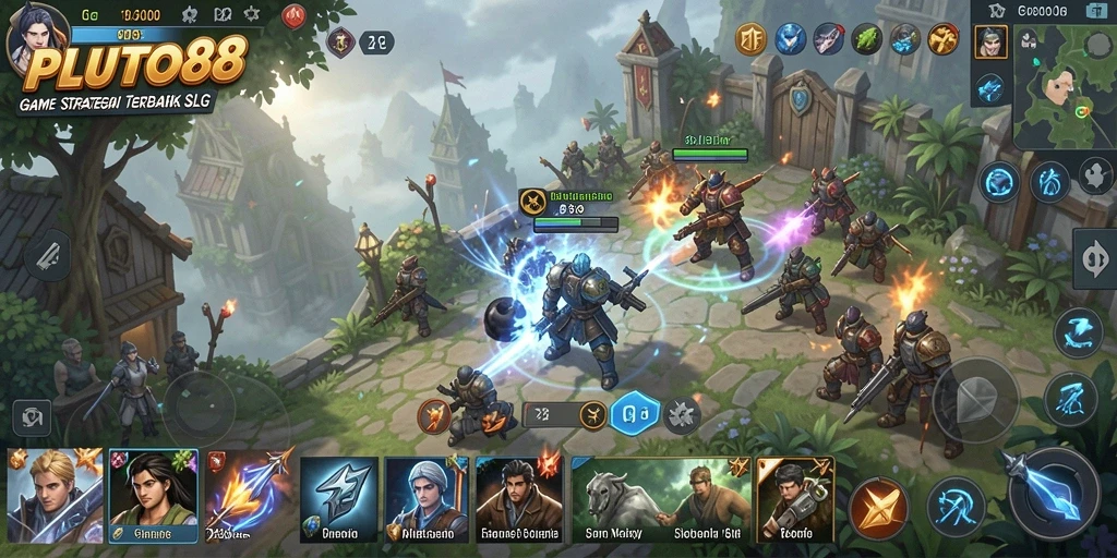 Tampilan dinamis gameplay menarik di PLUTO88 yang penuh strategi.