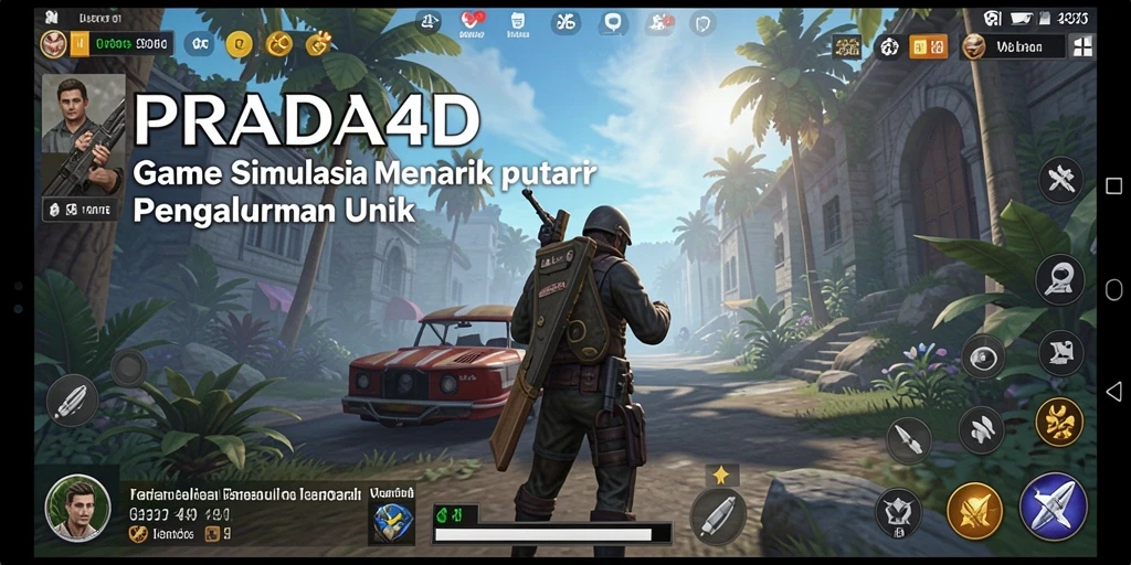 Tampilan gameplay menakjubkan dari PRADA4D yang penuh aksi.
