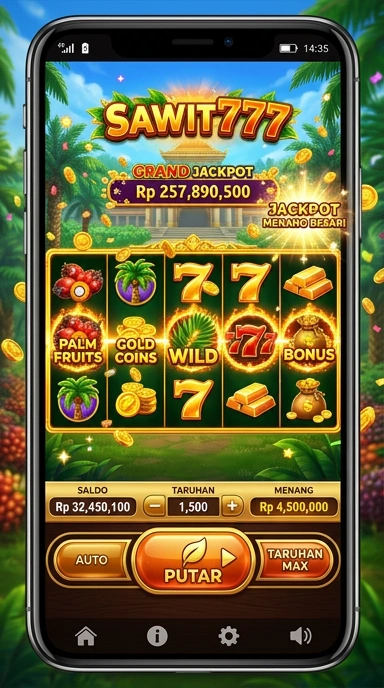 Tampilan antarmuka sawit777 yang mudah dipahami.